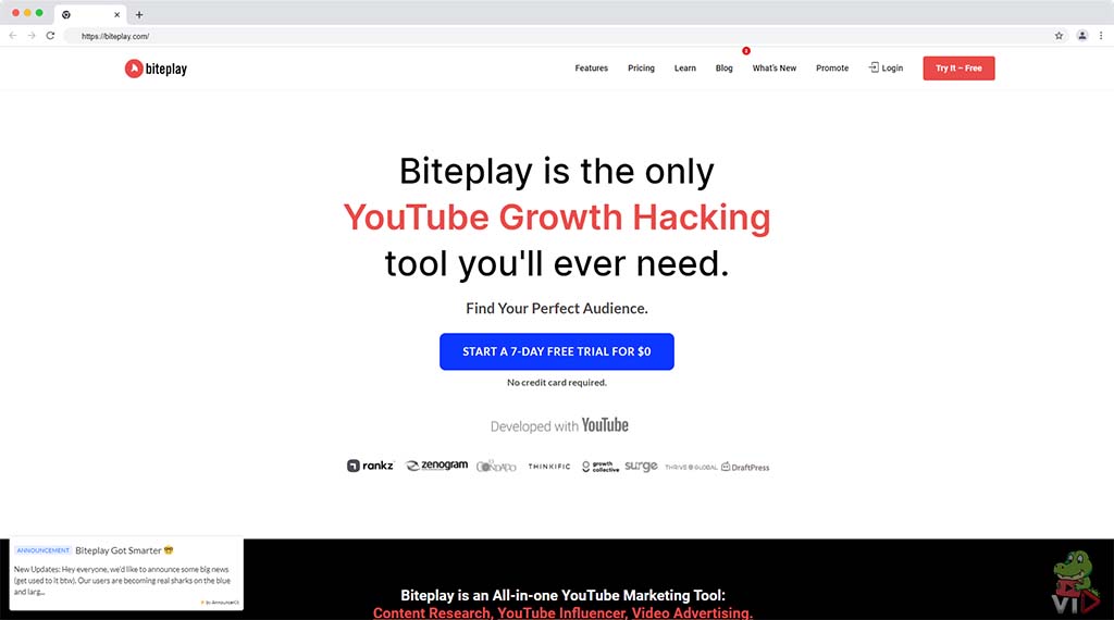 Biteplay - Best Powerful YouTube tools for creators
