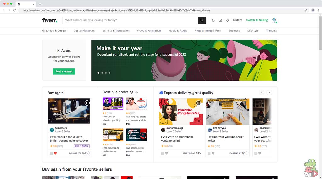 Fiverr - Best Powerful YouTube tools for creators