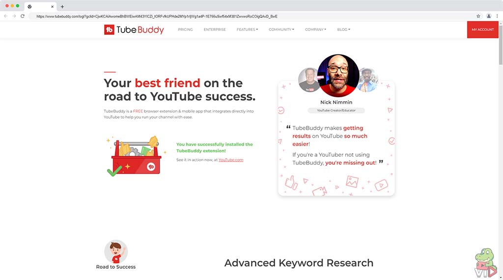 TubeBuddy - Best Powerful YouTube tools for creators