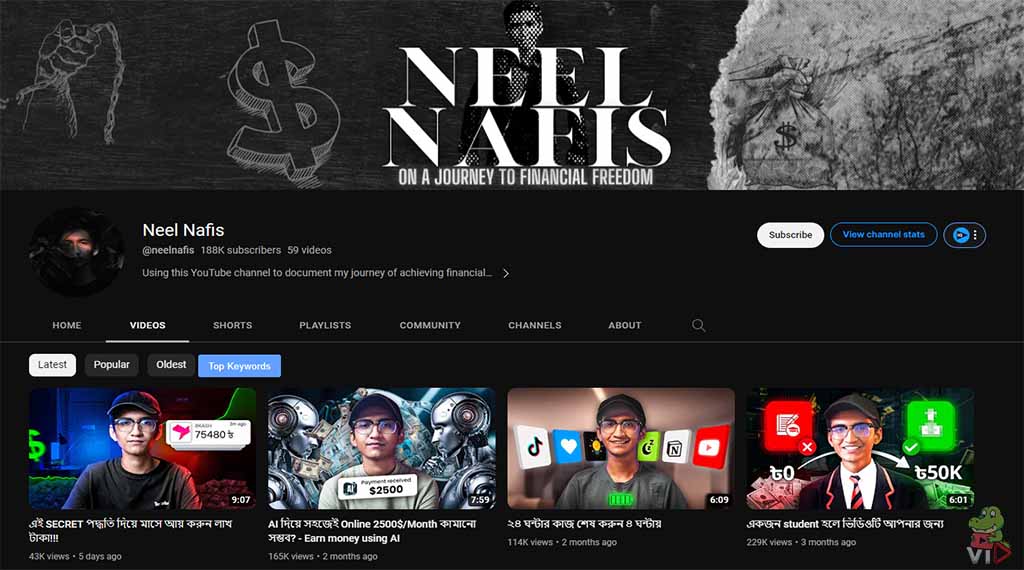1. Neel Nafis - Top 10 Small YouTube Channels That Grew FAST [May 2023]