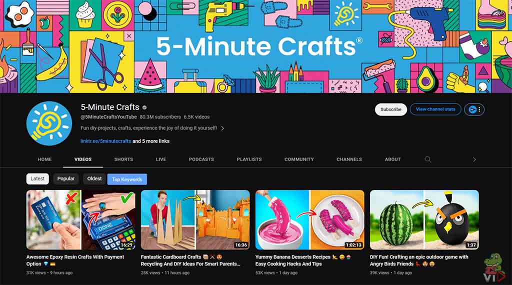 5-Minute Crafts - YouTube Channel Ideas for Beginners (12 Examples)