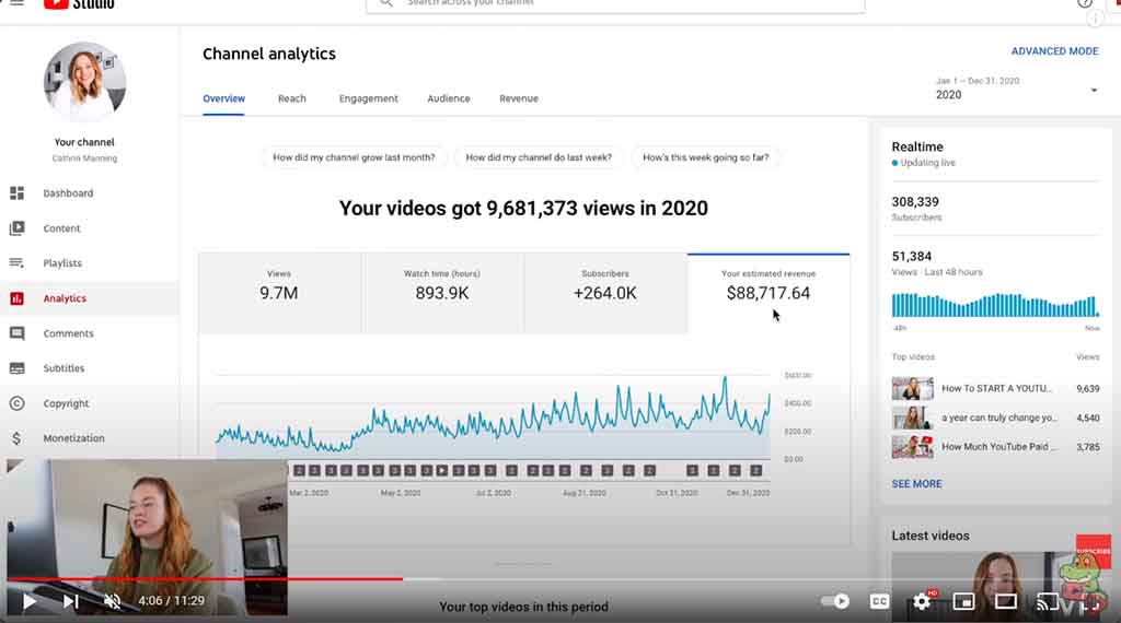 How Much YouTube Paid Me In 2020 With 300k Subscribers 2020 Income Report1