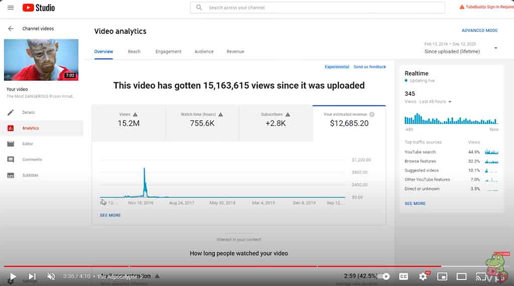 How Much YouTube Paid Me for a 15 Million View Video5