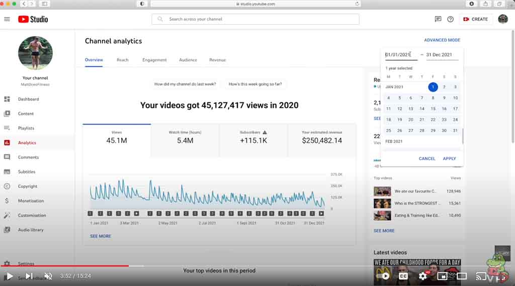 How much YouTube paid me in 2021 1