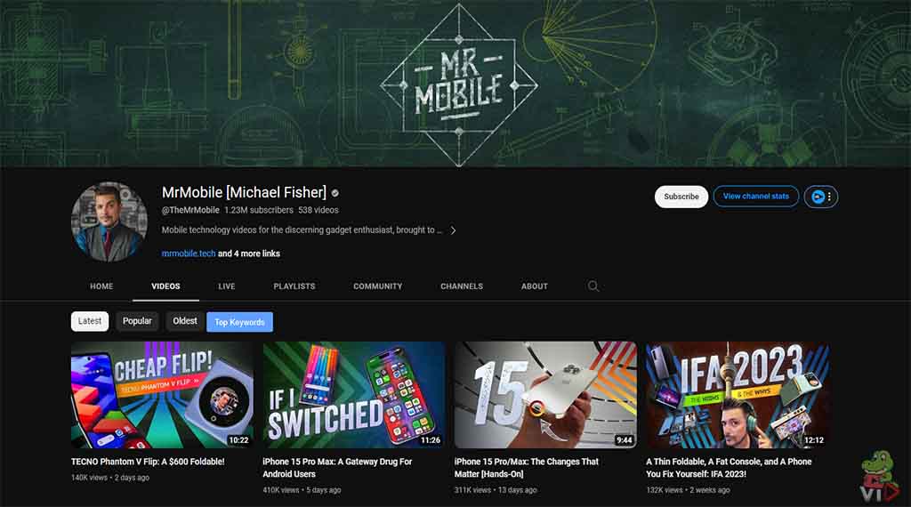 MrMobile - YouTube Channel Ideas for Beginners (12 Examples)