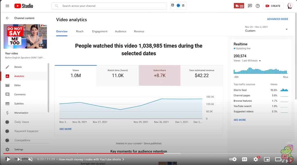 This Is How Much YouTube Paid Me For My 1,000,000 Viewed Short Video4
